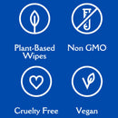 Earthbath Grooming Wipes Green Tea & Awapuhi For Dogs & Cat (100 ct) (Re-Sealable pouch)