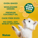 Natoo Sweet Potato & Pumpkin Crunchy Biscuits for Dogs (8 oz)