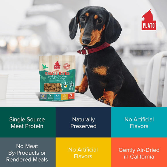 Plato Small Bites Grain-Free Duck Dogs Treats