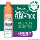 TropiClean Natural Flea & Tick Gentle Mist Spray for Cats (14 oz)