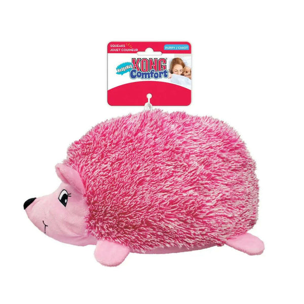 Kong Comfort HedgeHug Toy For Puppy Dog- X-Small (assorted colors)