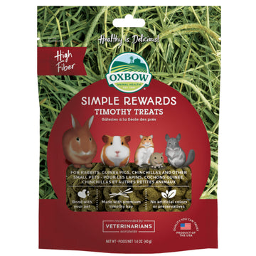 Oxbow Animal Health Simple Rewards Timothy Small Animal Treats (1.4 oz)