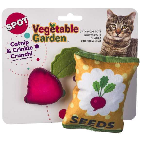 Spot Vegetable Garden Crinkly Catnip Cat Toys (2 pack)