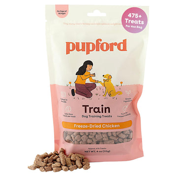 Pupford Train Freeze-Dried Chicken Training Treats for Dogs (4 oz)