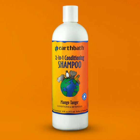 Earthbath Mango Tango Conditioning Shampoo For Dogs & Cats (16 oz)