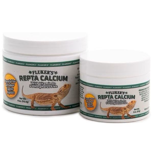 Fluker's Calcium with Vitamin D3 Supplement For Reptiles (4 oz)