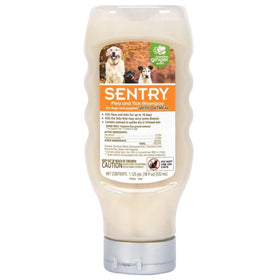 Sentry Flea & Tick Shampoo w/ Oatmeal for Dogs- Hawaiian Ginger Scent (18 oz)
