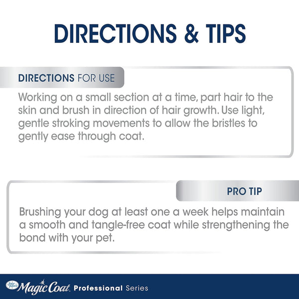 Four Paws Magic Coat Professional Series Slicker Brush for Dogs (Medium& Large )