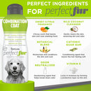 TropiClean PerfectFur Combination Coat Shampoo for Dogs (16 oz)