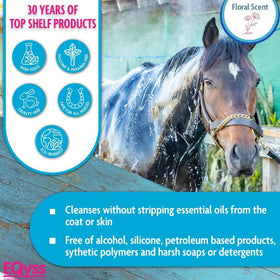EQyss Grooming Products Micro-Tek Maximum Strength Soothing Shampoo For Horse (Gallon)