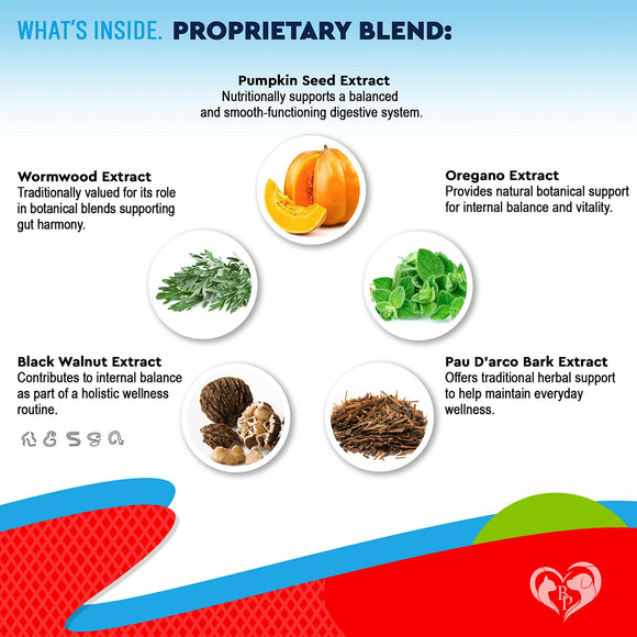 Beloved Pets Dewo Herbal Cleanse Broad Spectrum Intestinal Defense For Dogs & Cats (2 oz)