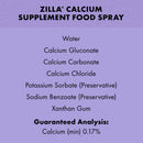 Zilla Food Calcium Supplement Spray For Reptile (8 oz)