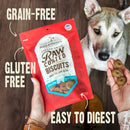 Stella & Chewy's Raw Coated Biscuits Grass-Fed Lamb Recipe Crunchy Dog Treats (9 oz)