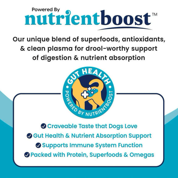 This beef meal topper for dogs is powered by nutrientboost