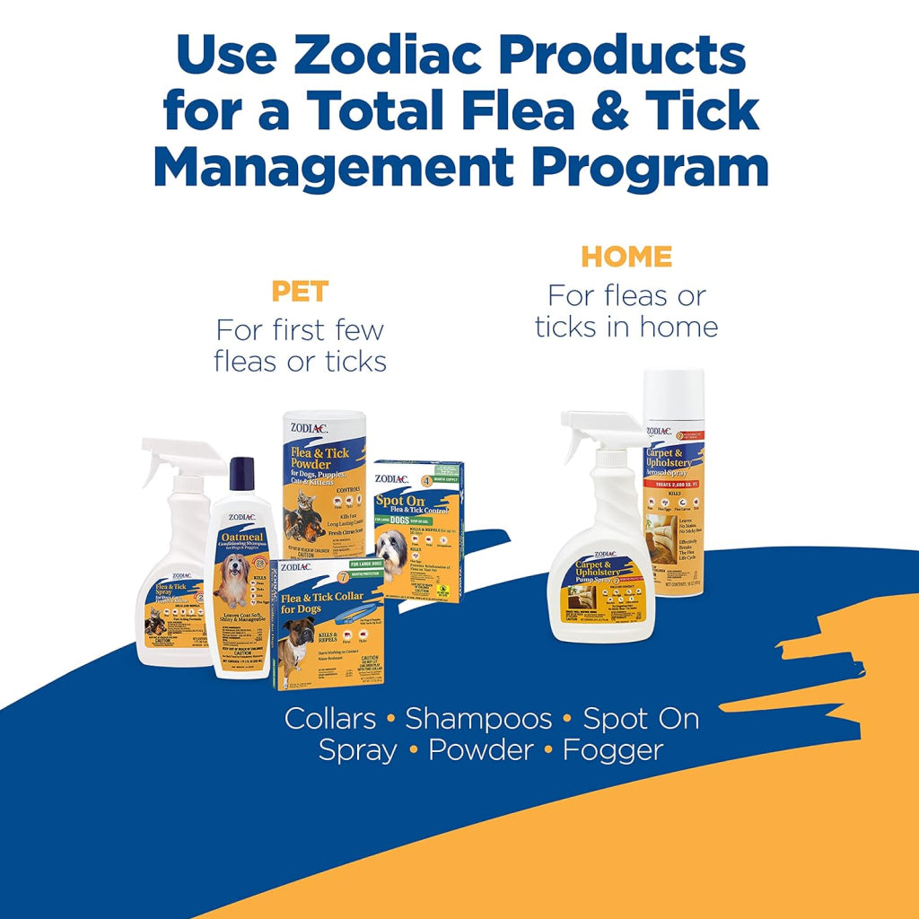 Zodiac Flea & Tick Shampoo for Dogs & Cats (12 oz)