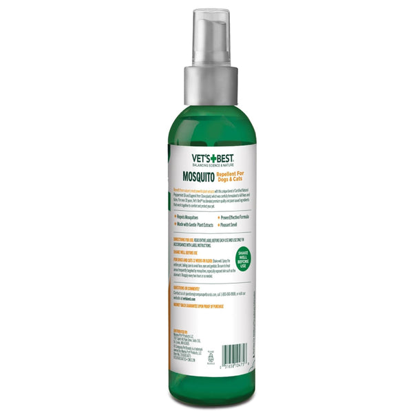 Vet's Best Mosquito Repellent Spray for Dogs & Cats (8 oz)