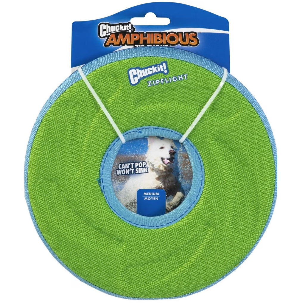 Chuckit! Zipflight Disc Toy For Dogs- Medium (color varies)