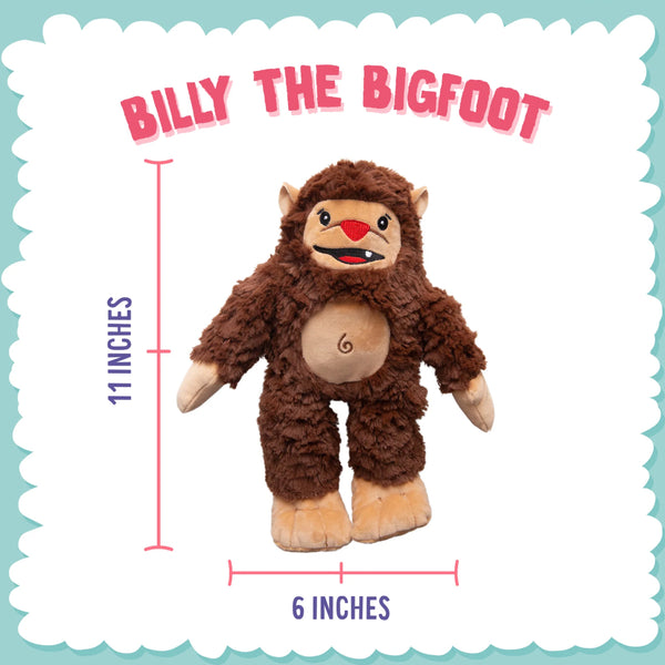 Snugarooz Billy the Big Foot Plush Dog Toy