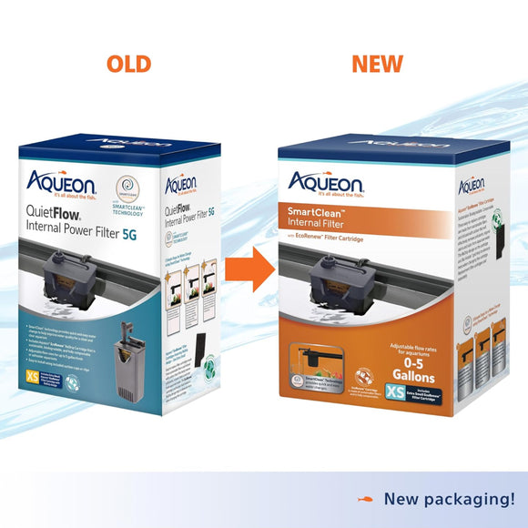 Aqueon QuietFlow Internal Filter with SmartClean Technology