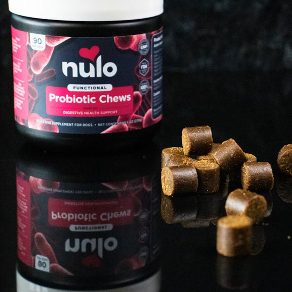 Nulo Functional Probiotic Soft Chew Supplements for Dogs (90 chews)