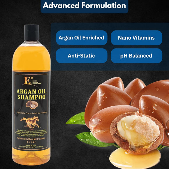 E3 Argan Oil Shampoo for Horses (32 oz)
