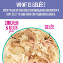 Tiki Cat Luau Lean Gelee Chicken and Duck Grain-Free Wet Food For Cats (2.8 oz x 12 Pouches)