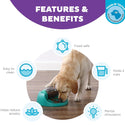 Outward Hound Nina Ottosson Spin N' Eat Food Puzzle Feeder For Dogs