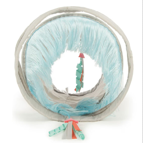 SmartyKat Fringe Frenzy Activity Tunnel Toy For Cats