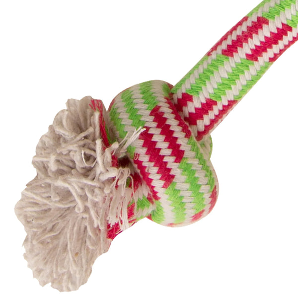 Snugarooz Knotty N Nice Fetch Dog Toy- Assorted (16")