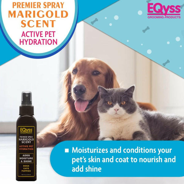 EQyss Grooming Products Premier Marigold Moisturizing Rehydrant Spray for Dogs & Cats (4 oz)