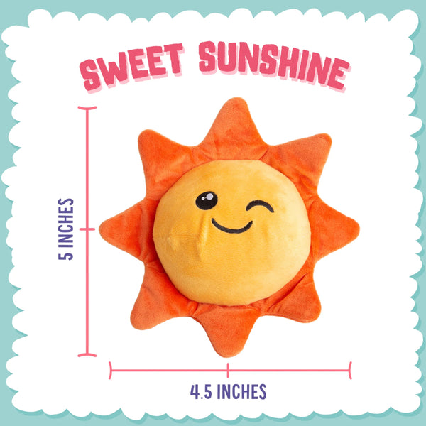 Snugarooz Sweet Sunshine Plush Dog Toy (8")