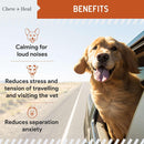 Chew + Heal Anxiety + Stress Calming Treats for Dogs 