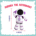 Snugarooz Aurora the Astronaut Plush Dog Toy