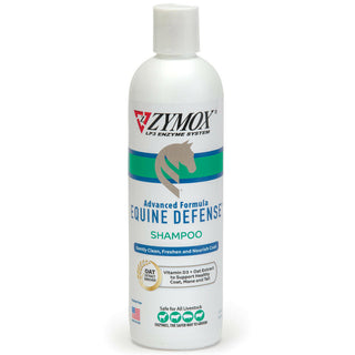 zymox equine defense shampoo is made with the zymox lp3 enzyme system