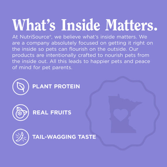 NutriSource Nutty Butter Bites with Almond Butter & Cranberry Soft & Chewy Dogs Treats (6 oz)