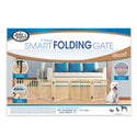 Four Paws 5 Panel Folding Wood Gate For Dogs (fits 48-110" opening)