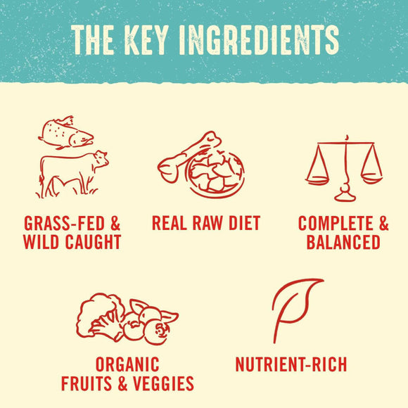 Stella & Chewy's Perfectly Beef & Salmon Dinner Patties Freeze-Dried Raw Food For Puppies (5.5 oz)