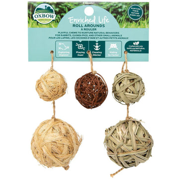 Oxbow Enriched Life Roll Arounds Small Animal Toys