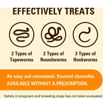 SENTRYHC 7 Way De-Wormer  LG Dog 2ct- Blistered Carton