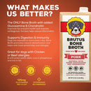 Brutus Broth Pork Bone Broth Hip & Joint Formula with Glucosamine for Dogs (32 oz)