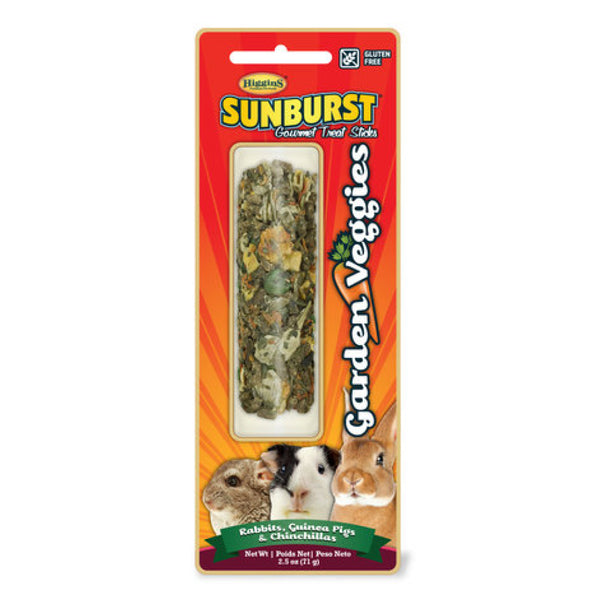 Higgins Sunburst Treat Sticks Garden Veggies For Rabbit Guinea & Chinchilla (2.5 oz)