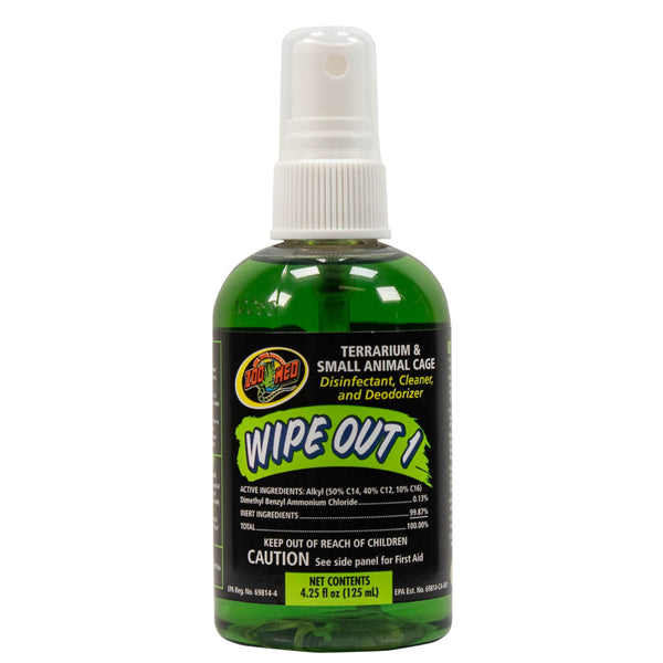 Zoo Med Wipe Out Terrarium Reptile Disinfectant Antibacterial Cleaner & Deodorizer