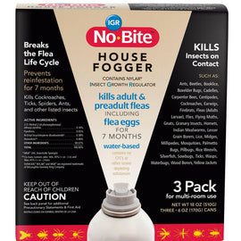 Durvet No-Bite IGR House Fogger (6 oz x 3)