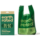 Earth Rated Dog Poop Bags with Handles- Unscented -120 Handle Bags