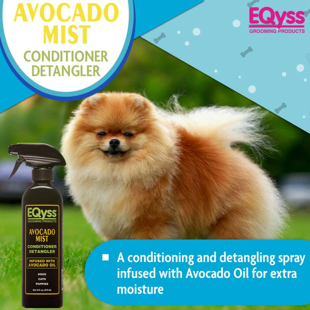 EQyss Avocado Mist Conditioner & Detangler Spray Horse Dogs & Cats