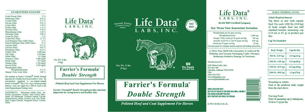 Farrier's Formula Double Strength Hoof & Coat Supplement for Horses