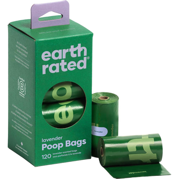 Earth Rated Dog Poop Bags Refill Rolls- Lavender Scented