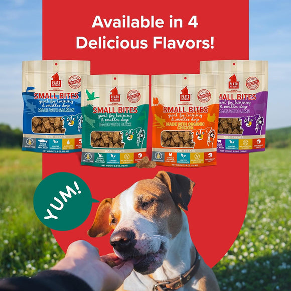 Plato Small Bites Grain-Free Duck Dogs Treats