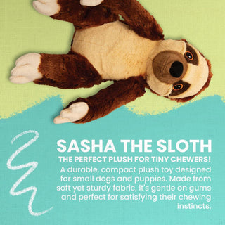 Snugarooz Sasha the Sloth Dog Soft Plush Toys (11")