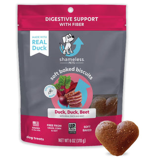 Shameless Pets Duck Duck Beet Soft Baked Treats For Dogs (6 oz)